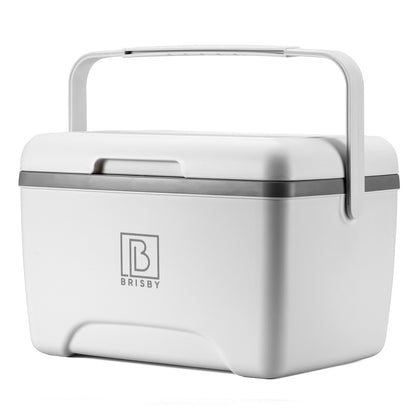 Cool box 45L white - 3 days insulation - 4 cooling elements - temperature-safe closure