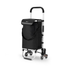 Packaway Boodschappentrolley 40L zwart - incl. trapwielen - steekwagenfunctie