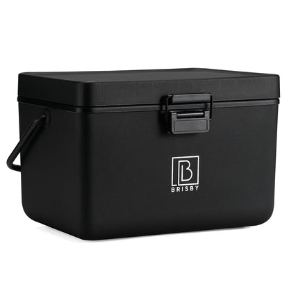 Cool box 12L with handle black - dividers - cutting boards - up to 40 hours insulation - incl. 2 cooling elements of 200ml