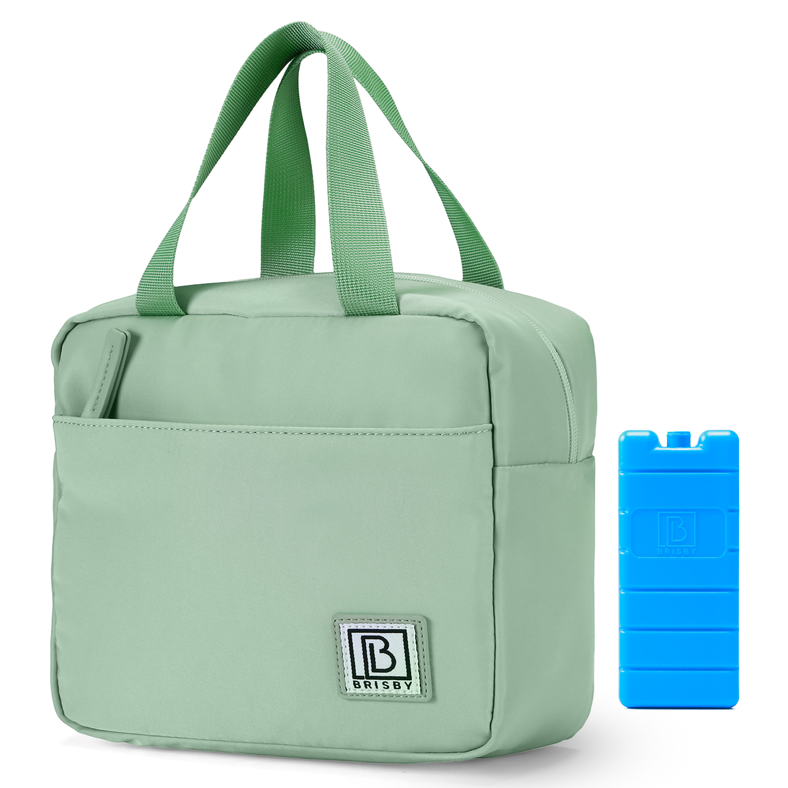 Brisby Koeltas 4L smooth green - incl. koelelement