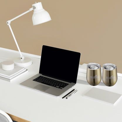 Bardi Thermosbekers 0,3L RVS goud set -  incl. deksels - dubbelwandig