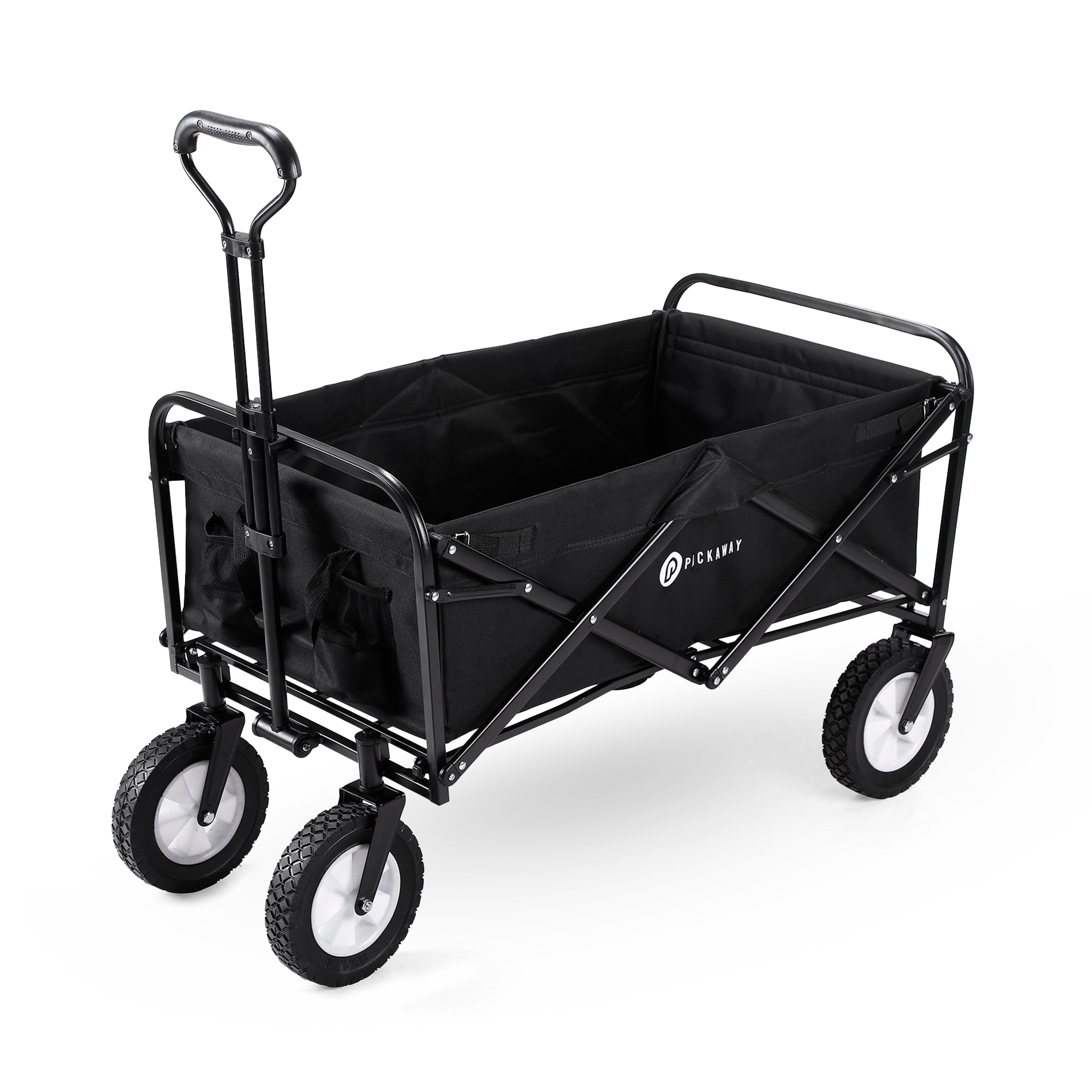 Packaway Bolderkar 70kg zwart - opvouwbaar - wasbaar