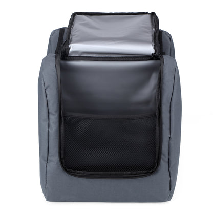 Brisby Dubbele Fietstas 28 Liter – Koeltas en Lunchtas – 4-laags Geïsoleerd – Voor Gewone en Elektrische Fiets – Waterafstotend met Waterdichte Ritsen – Urban Blue