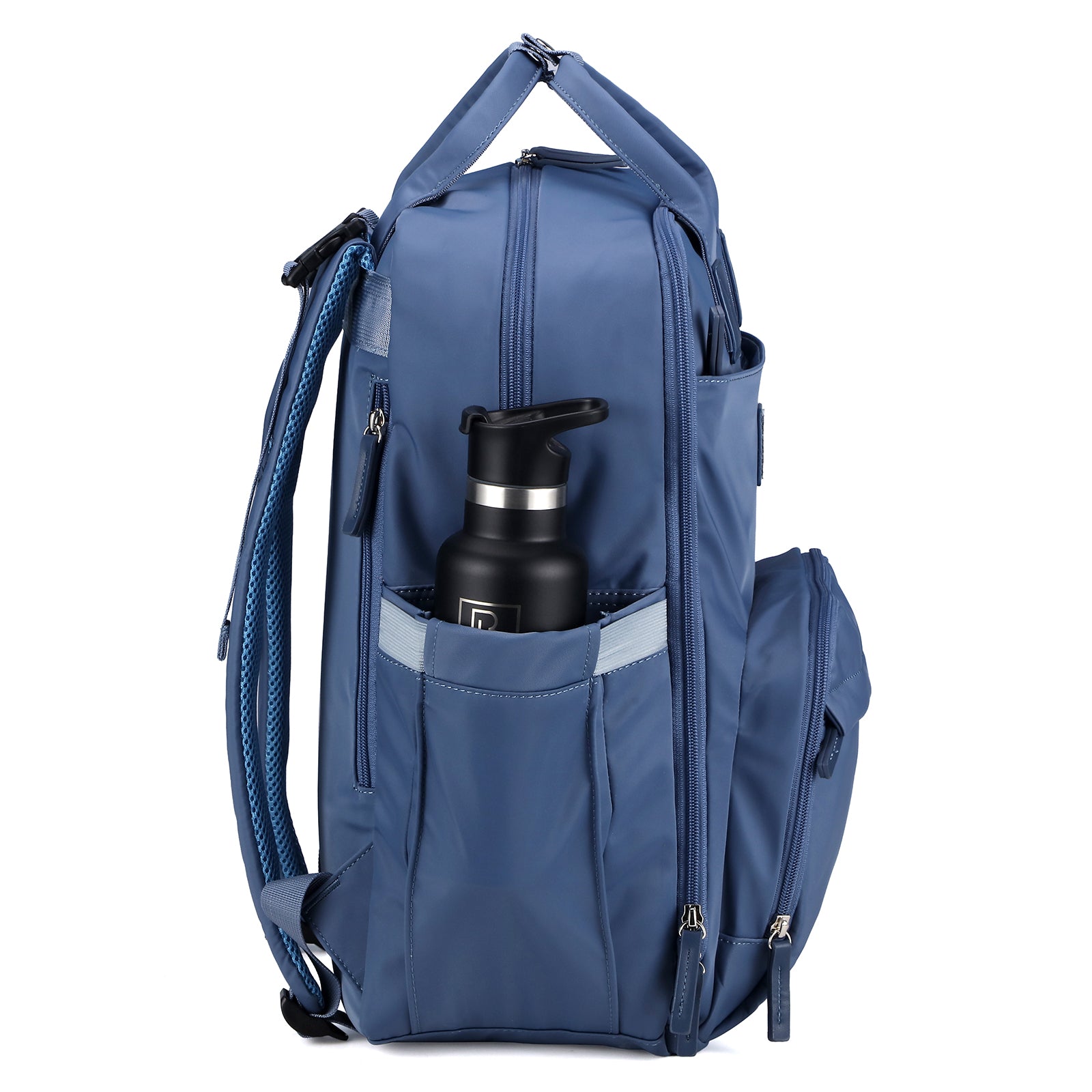 Brisby slijtvaste Luiertas – verzorgingstas – met buggymontage - Nordic Blue