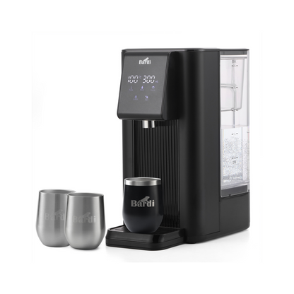 Bardi Heetwaterdispenser 2,6L set - incl. 3 thermoscups + onderzetter - instant-heating - 6 temperatuurstanden