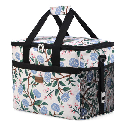 Packaway Koeltas 30L white flower - incl. 4 koelelementen, draagband