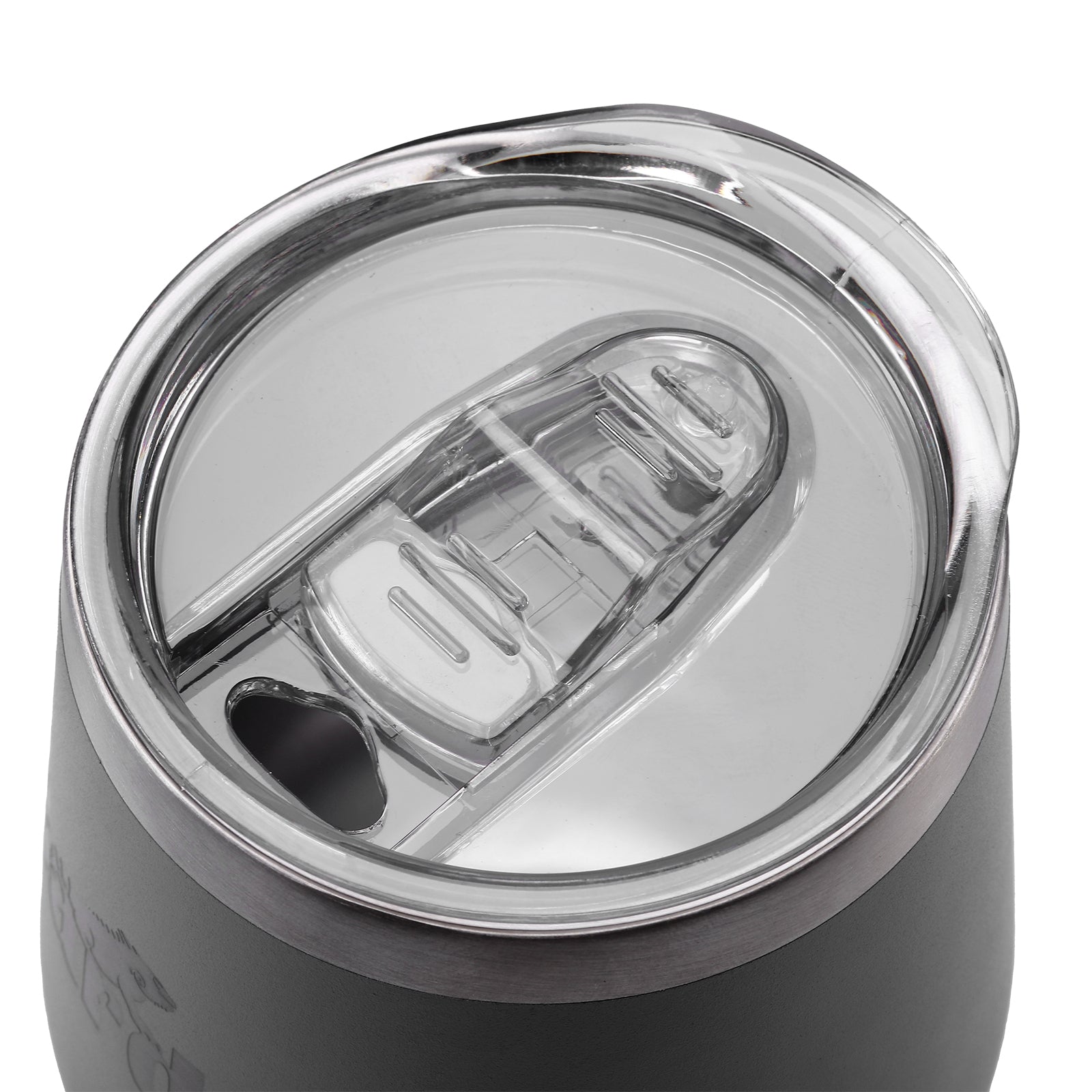 Bardi Thermosbekers 0,3L RVS grijs set -  incl. deksels - dubbelwandig