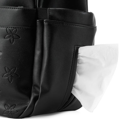Venezia weekend bag black - shoulder bag - travel bag - hand luggage - wear-resistant - incl. hanging hooks - PU leather