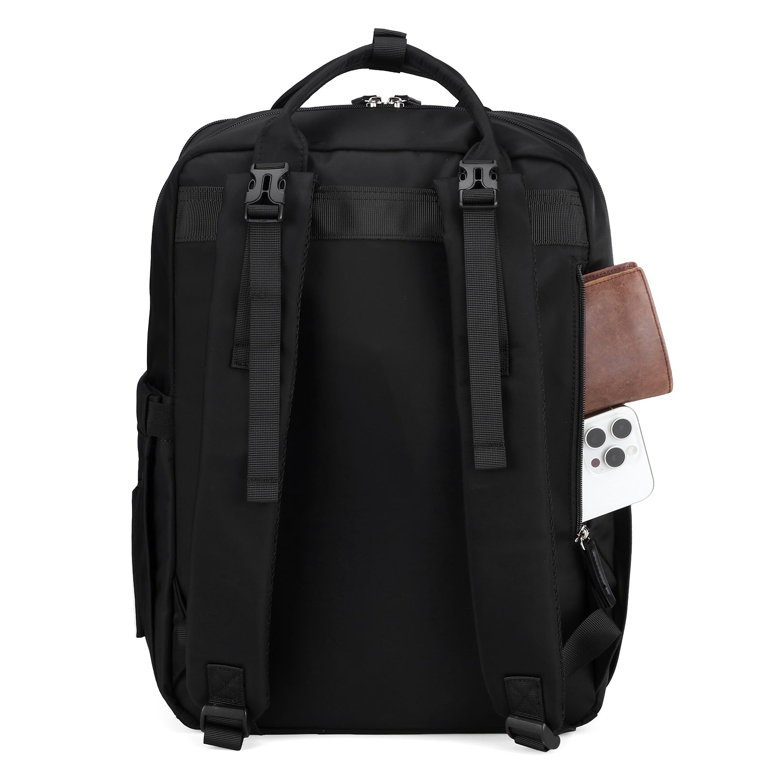 Brisby slijtvaste Luiertas – verzorgingstas – met buggymontage - Signature Black