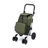 Packaway Boodschappentrolley 60L groen - incl. koelvak - steekwagenfunctie
