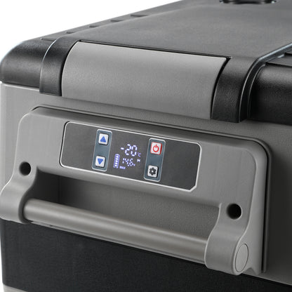 Compressor koelbox 40,5L - Dual zone - koelen en vriezen - 12V en 230V - incl. 2x 1,2L thermosbekers