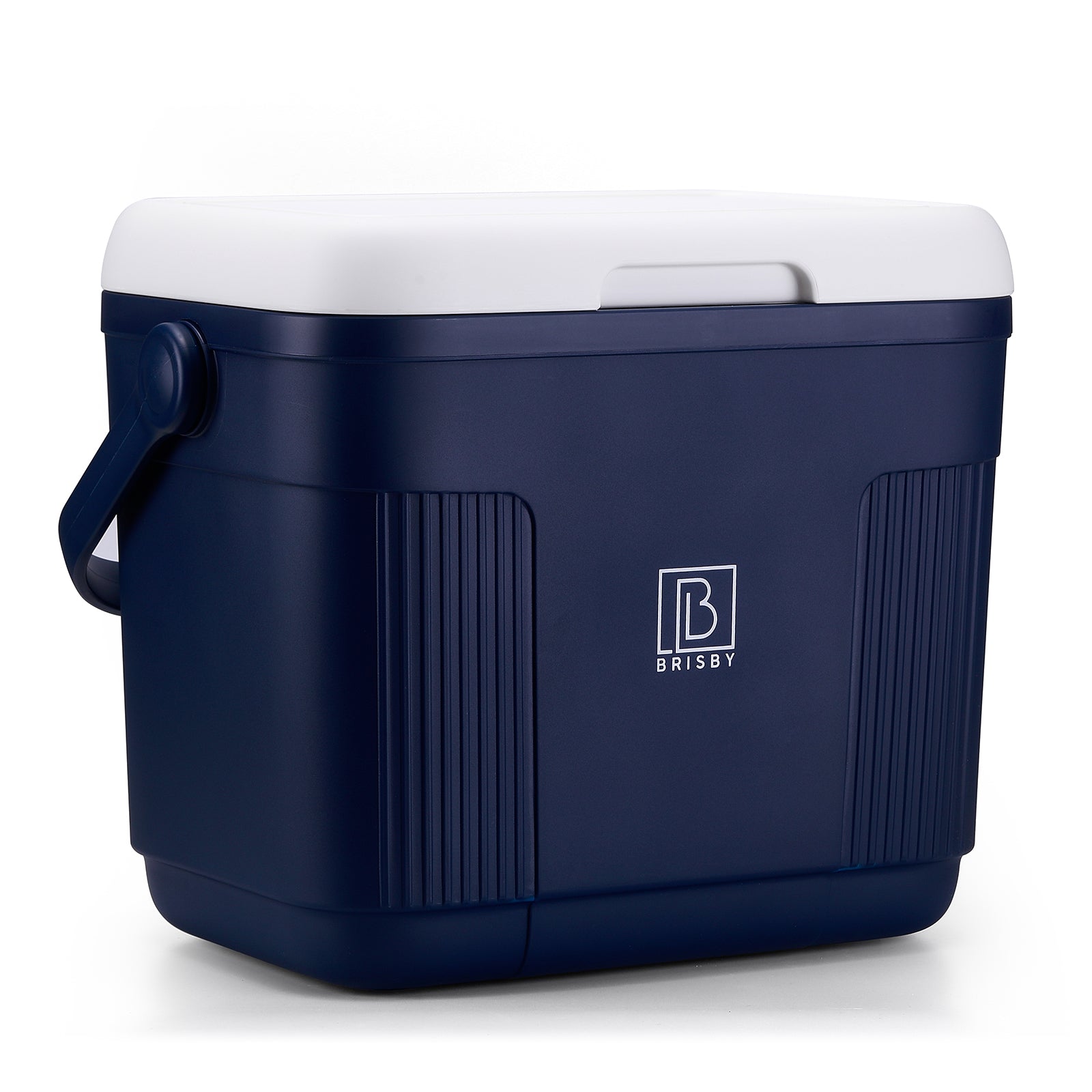 Brisby Koelbox - Frigobox - 22L - Blauw - Tot maximaal 40 uur isolatie - Incl. 4 dikke koelelementen van 450ml en 3 Delige Set Vershoudbakjes - Temperatuur veilige sluiting - Met koelelementen vergrendeld in deksel