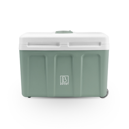Brisby Elektrische koelbox 40L + 8L groen set - 12V/230V - incl. koelelementen