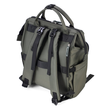 Brisby Luiertas stayopen groen - incl. buggymontage en verschoonmat
