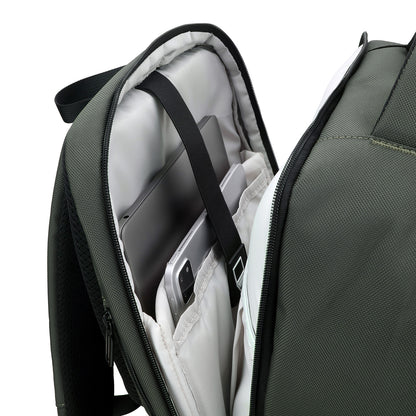 Brisby Rugzak Pro 2 – Laptoprugzak tot 15,7 inch voor Werk, School en Reizen – Waterafstotend – Met Tabletvak, Antidiefstalvak en Trolleysleeve – Groen