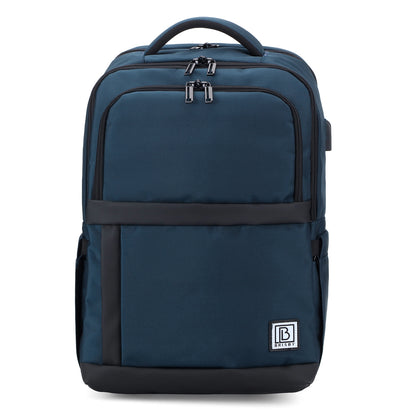 Brisby Rugzak Pro 2 – Laptoprugzak tot 15,7 inch voor Werk, School en Reizen – Waterafstotend – Met Tabletvak, Antidiefstalvak en Trolleysleeve – Blauw