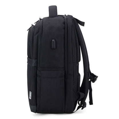 Brisby Rugzak Pro 2 – Laptoprugzak tot 15,7 inch voor Werk, School en Reizen – Waterafstotend – Met Tabletvak, Antidiefstalvak en Trolleysleeve – Zwart