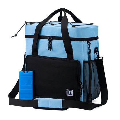 Brisby Koeltas 30L blauw-zwart - incl. 4 koelelementen