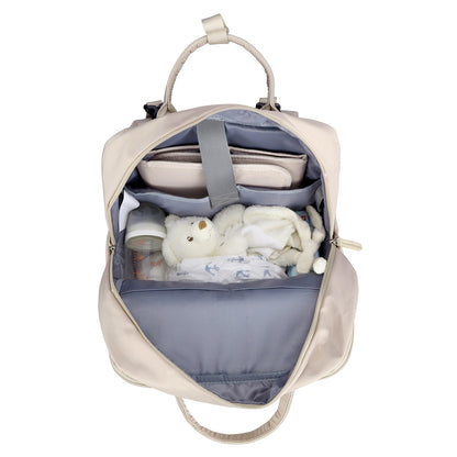 Brisby slijtvaste Luiertas – verzorgingstas – met buggymontage - Smooth Champagne