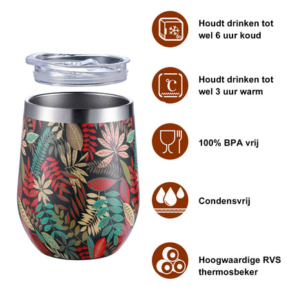 Bardi Thermosbekers 0,3L RVS jungle set -  incl. deksels - dubbelwandig