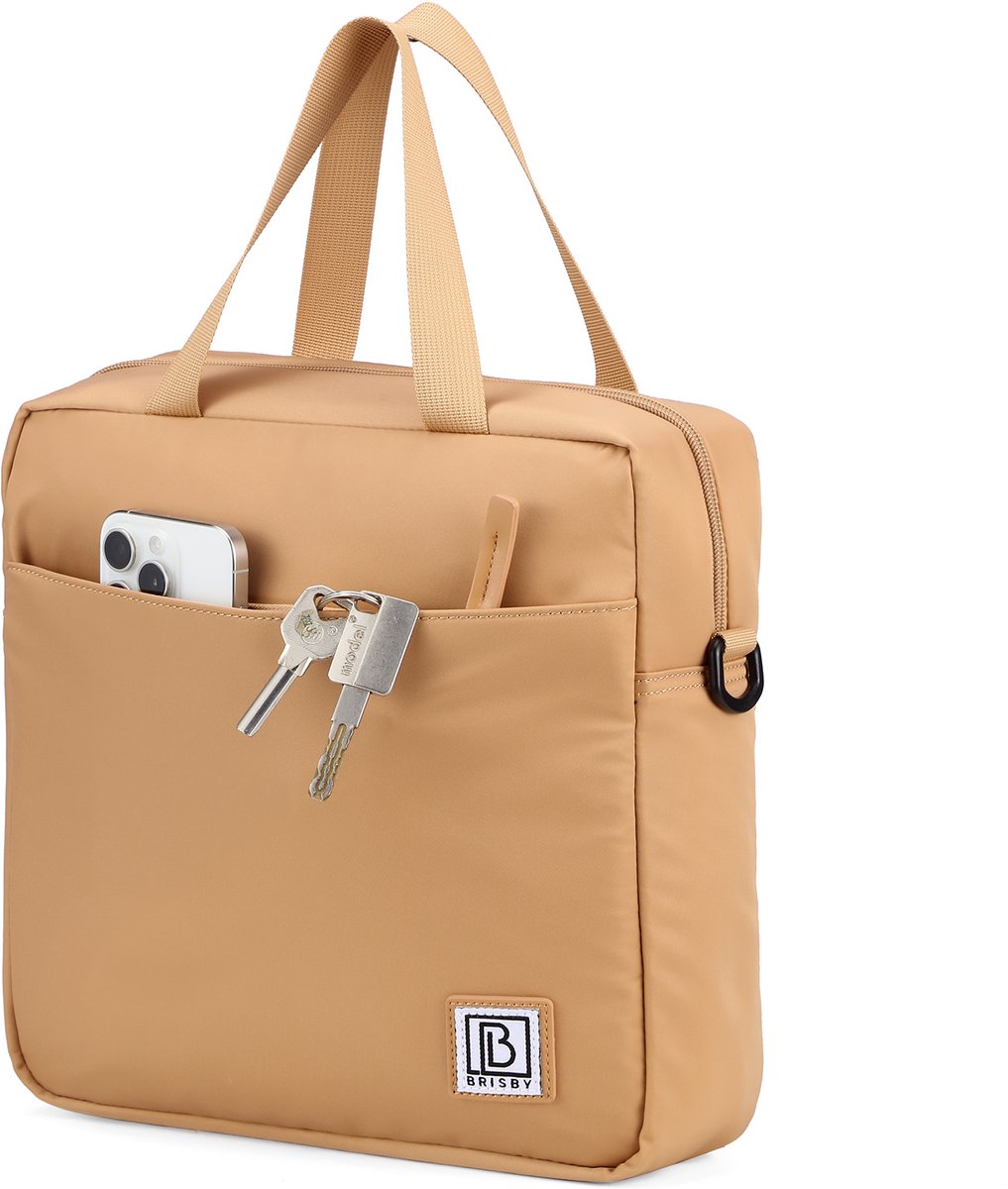 Brisby 4 Laags Geïsoleerde Koeltas - Lunchtas 7 liter - Camel Brown