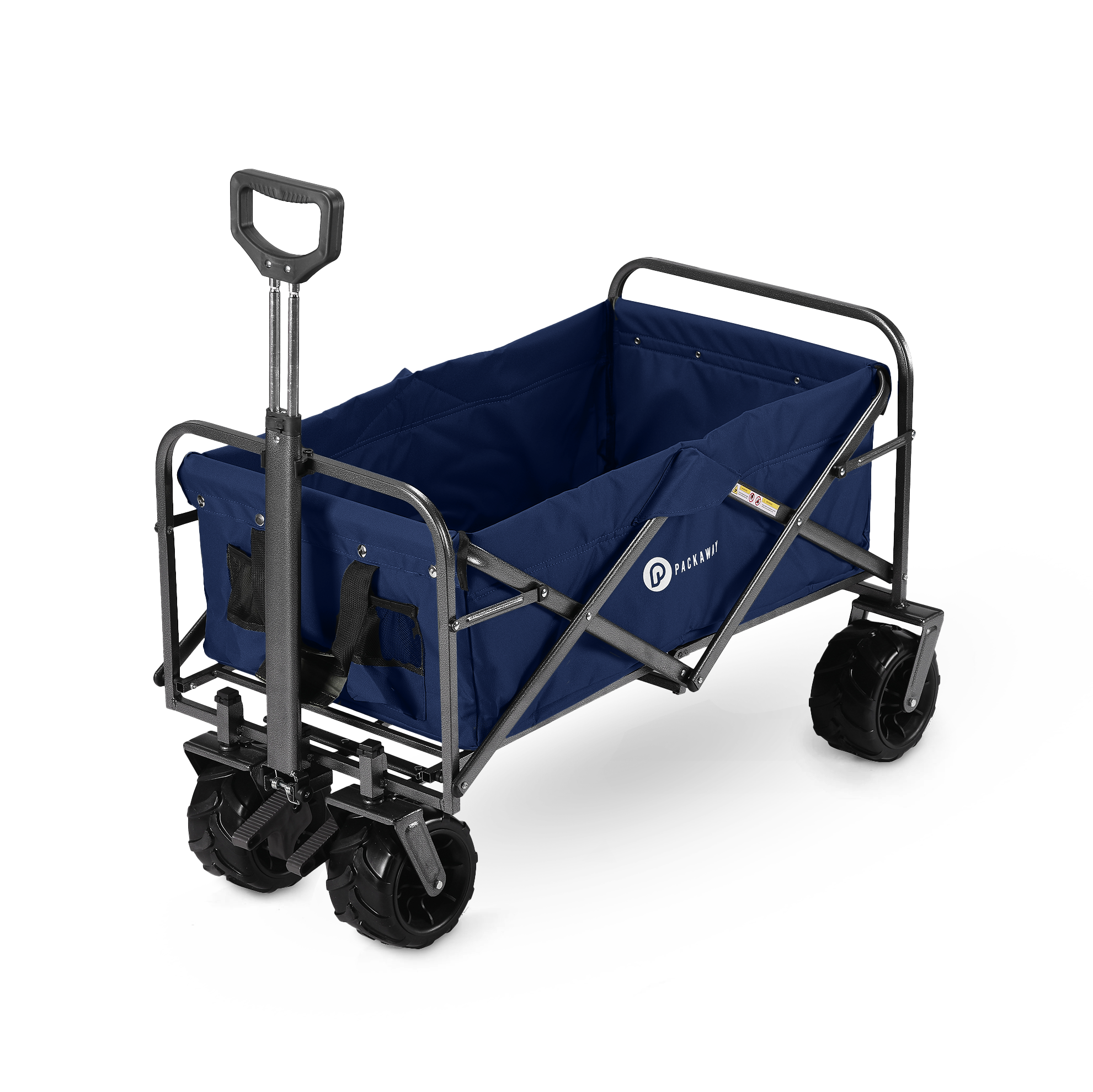 Packaway Bolderkar XL 80kg donkerblauw - opvouwbaar - heavy duty - wasbaar