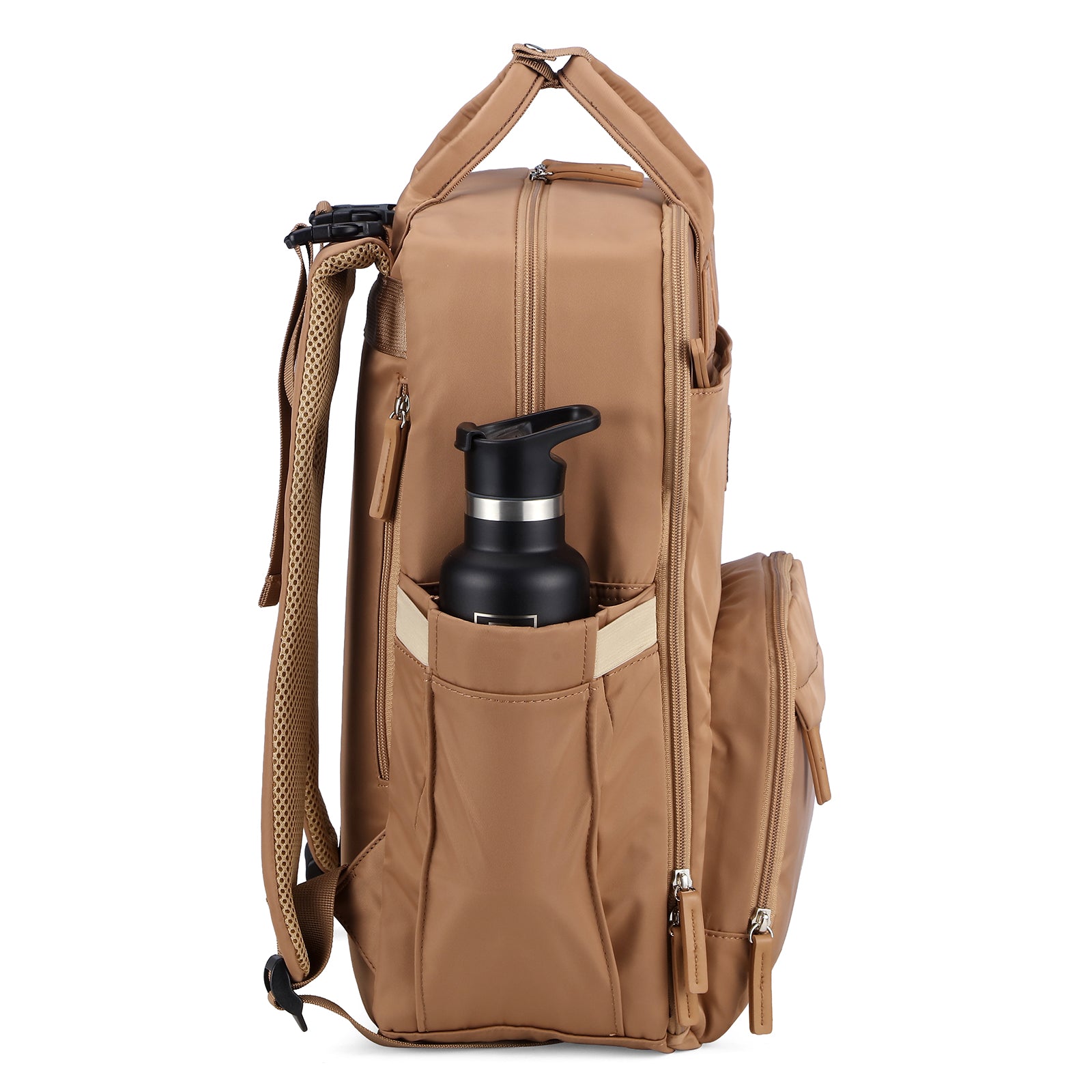 Brisby slijtvaste Luiertas – verzorgingstas – met buggymontage - True Terracotta