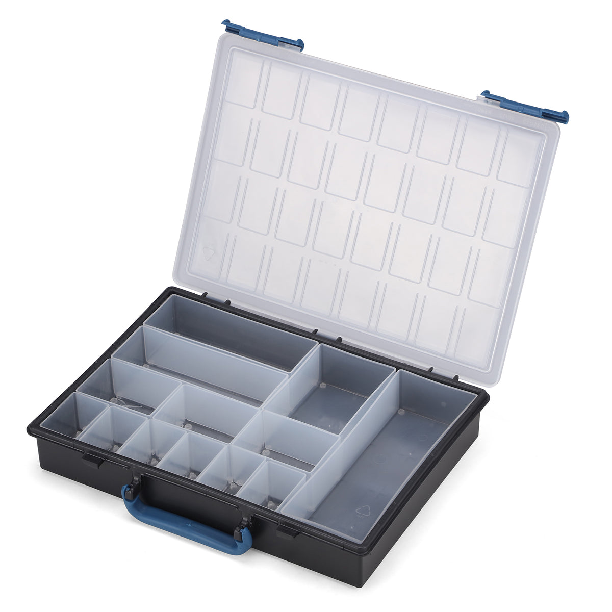 Packaway 5 Delige Draagbare Luxe  Assortimentsdoos, Assortimentskoffer Met 65 Uitneembare bakjes.