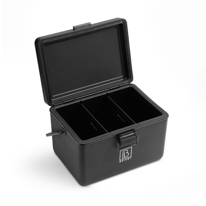 Cool box 12L with handle black - dividers - cutting boards - up to 40 hours insulation - incl. 2 cooling elements of 200ml