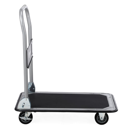 Packaway Professionele Opvouwbare Transportwagen 150 kg – Transportkar met Rem – Antislip Laadplatform – 4 Wielen