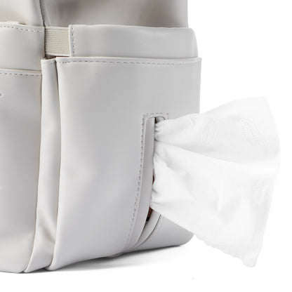 Venezia weekend bag white - shoulder bag - travel bag - hand luggage - hard-wearing - incl. hanging hooks - PU leather