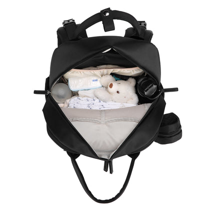 Brisby Premium Luiertas  - Zwart - Kinderrugzak - 1.5L kinderlunchtas Leeuw