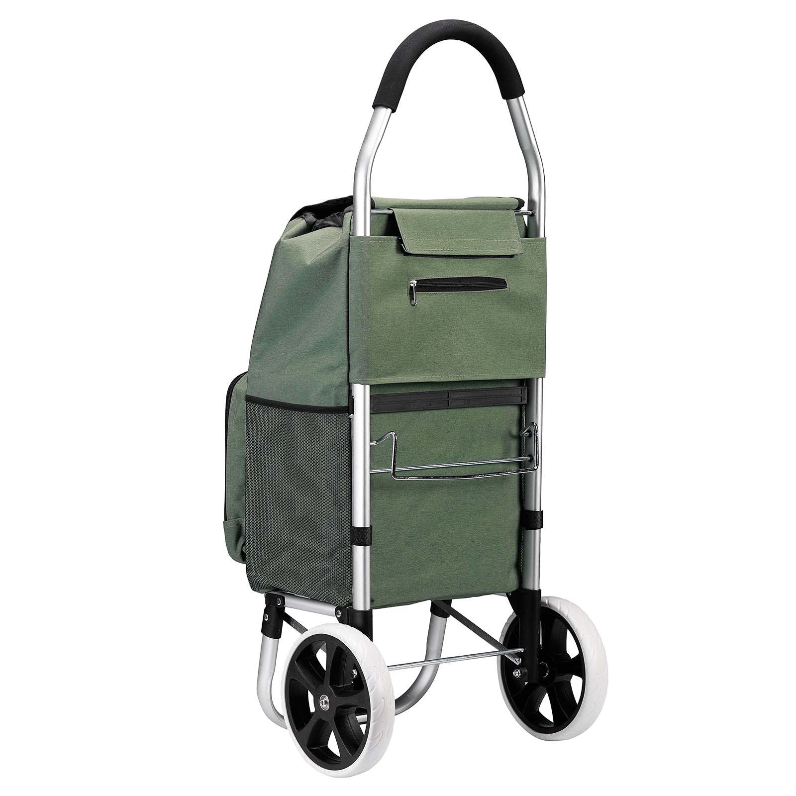 Packaway Shopping trolley with cool compartment - 45L - shopping trolley - hand truck function - GREEN