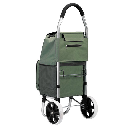 Packaway Shopping trolley with cool compartment - 45L - shopping trolley - hand truck function - GREEN