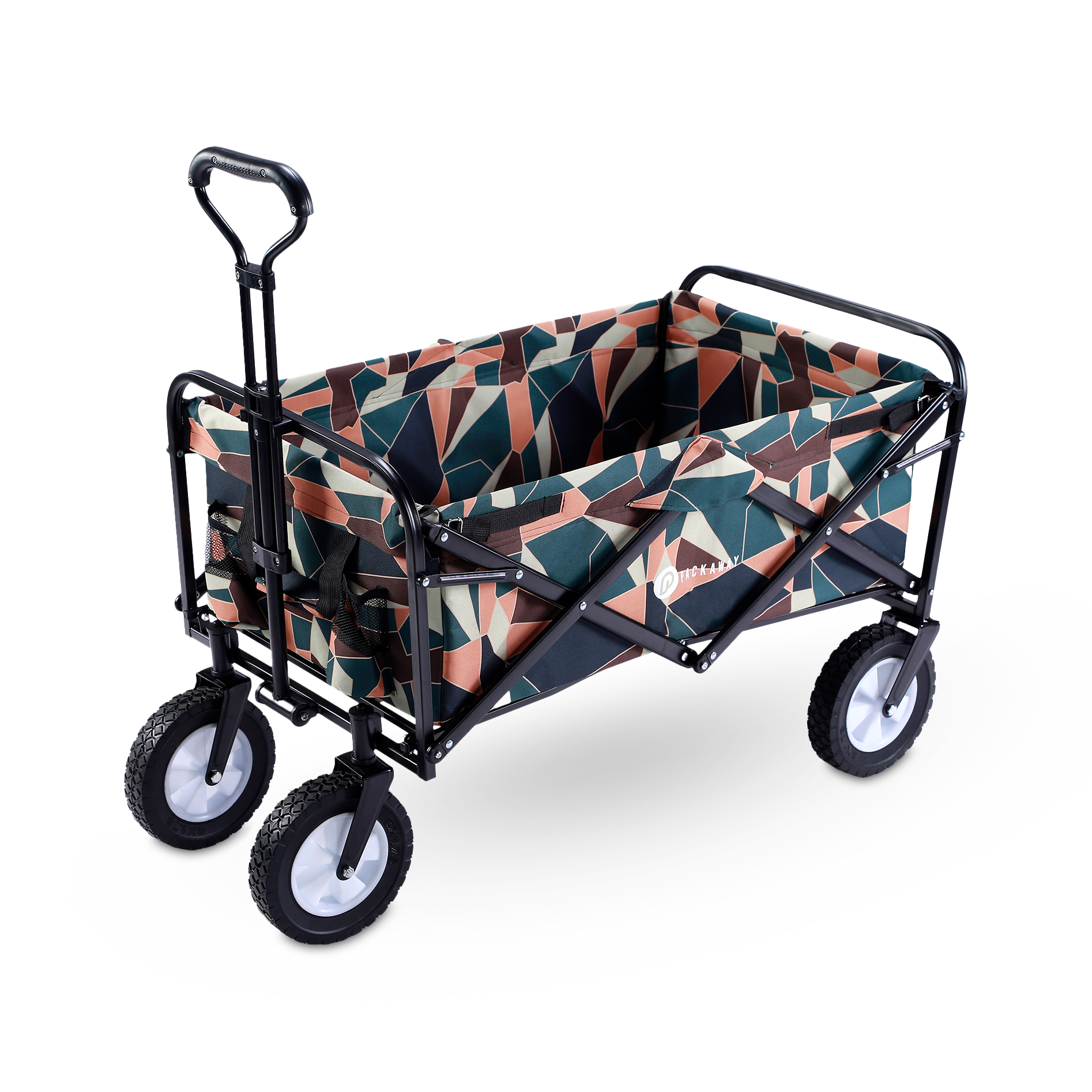 Packaway Bolderkar 70kg abstract colours - opvouwbaar - wasbaar