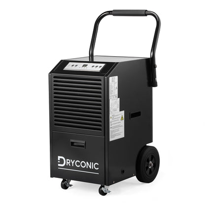 Dryconic luchtontvochtiger 50L - professionele bouwdroger - continue afvoer - 5,5L watertank
