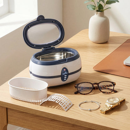 Bardi Ultrasoon reiniger 600ml - Incl. mandje en rek - model 2