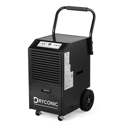 Dryconic luchtontvochtiger 50L - professionele bouwdroger - continue afvoer - 5,5L watertank
