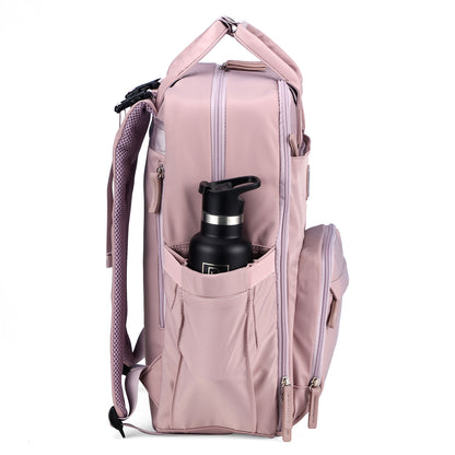 Brisby slijtvaste Luiertas – verzorgingstas – met buggymontage - Calm Lila