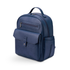 Venezia wear-resistant backpack blue - PU leather - 14 inch laptop compartment - water-repellent