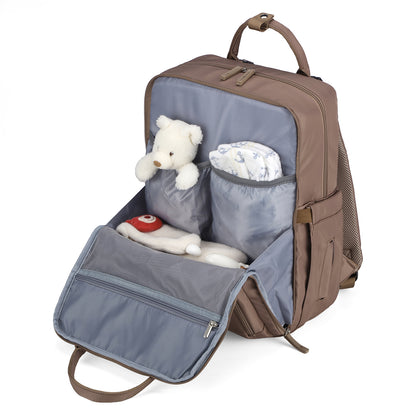 Brisby slijtvaste Luiertas – verzorgingstas – met buggymontage - Rose Gold