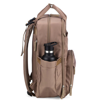 Brisby slijtvaste Luiertas – verzorgingstas – met buggymontage - Rose Gold