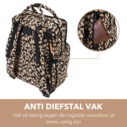 Original slijtvaste luiertas leo - verzorgingstas - incl. buggymontage en verschoningsmat