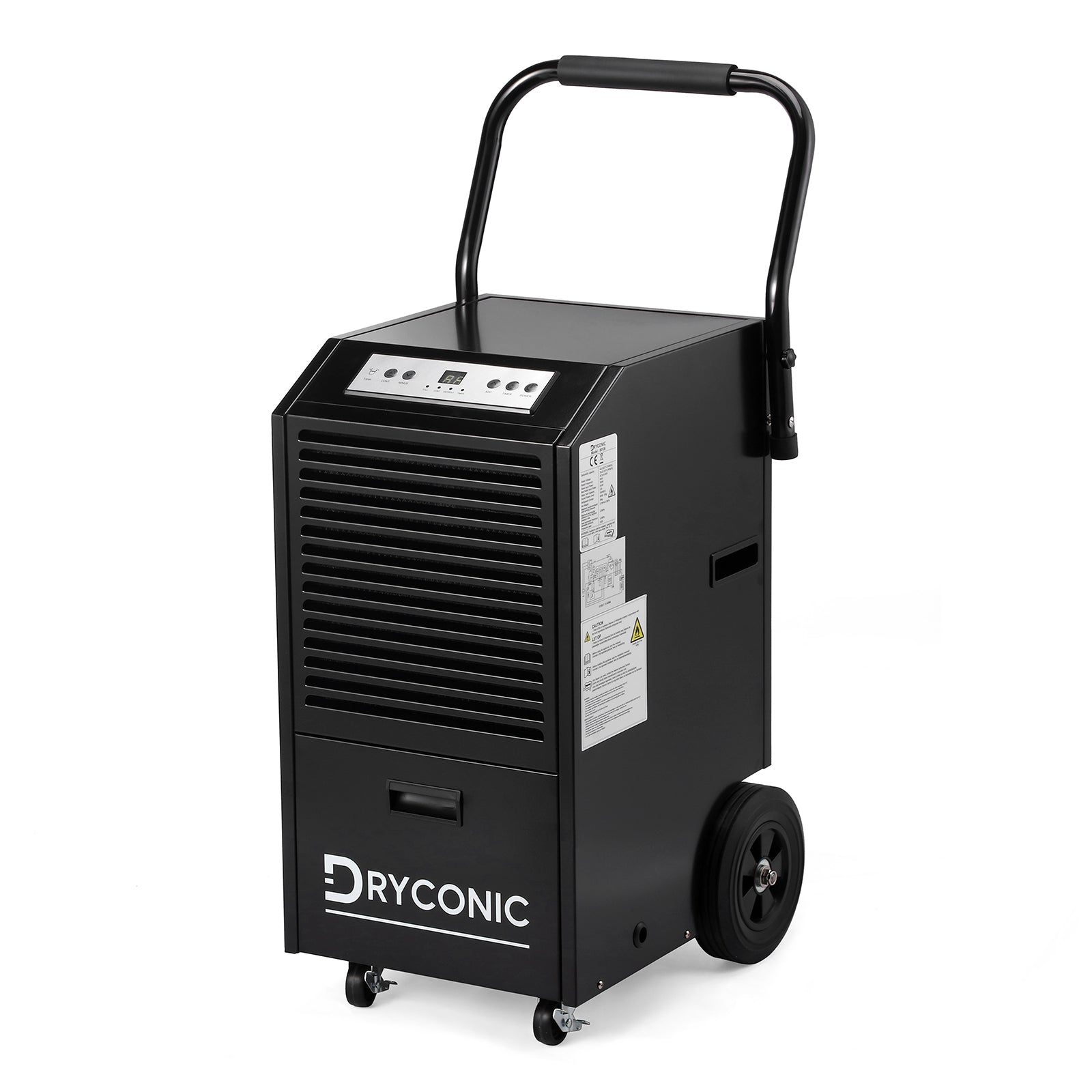 Dryconic Bouwdroger 70L - professioneel - 5,5L watertank - ContinuousDrain - Auto-Defrost - JobSite metaal