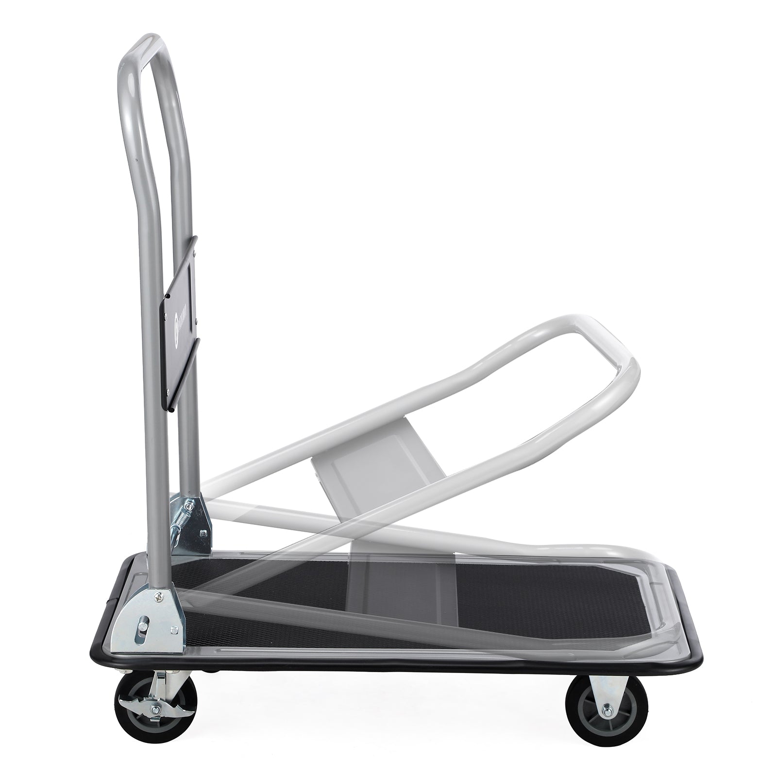 Packaway Professionele Opvouwbare Transportwagen 150 kg – Transportkar met Rem – Antislip Laadplatform – 4 Wielen
