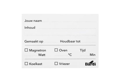 Bardi glazen vershoudbakjes 12-delige set
