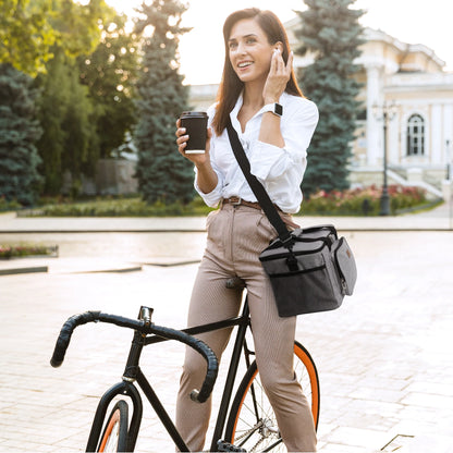 Packaway Koeltas 15L lichtgrijs - incl. 2 koelelementen, schouderband