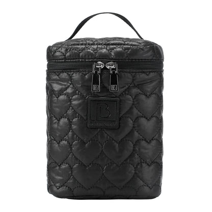 Florence diaper bag 17L black - shoulder bag, care bag - hard-wearing - incl. cool bag, changing mat and stroller hooks - nylon