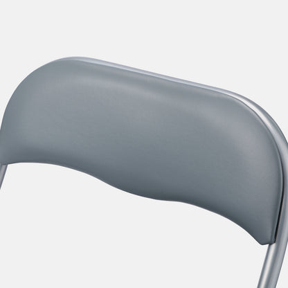 Bardi 2-delige Klapstoelen set PVC grijs - 100 kg draagvermogen