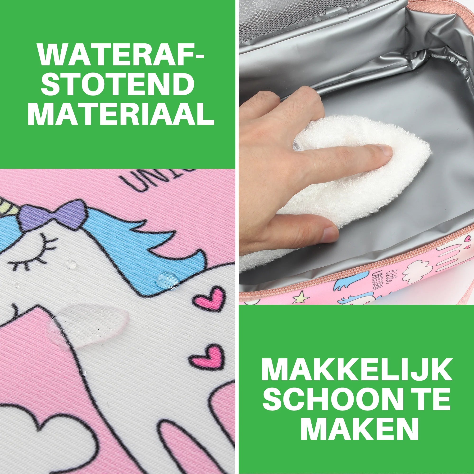 Koeltas 1,5L unicorn - 4-laags geïsoleerd - gratis koelelement